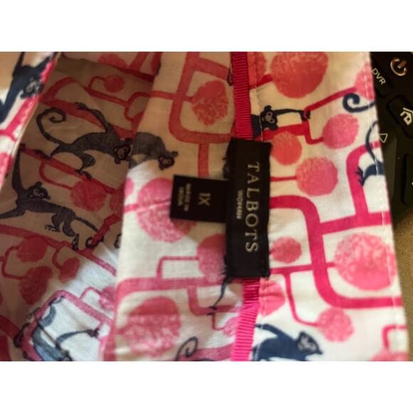 Talbots Woman 100% cotton fringe trim 100% cotton tunic 1X Perfect condition - Picture 4 of 6